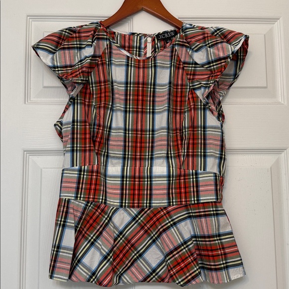 J. Crew Peplum Blouse - Picture 2 of 7